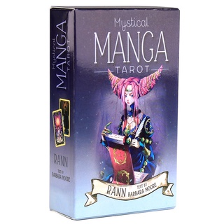 การ์ด Mystical Manga Tarot ของเล่นสําหรับเด็ก