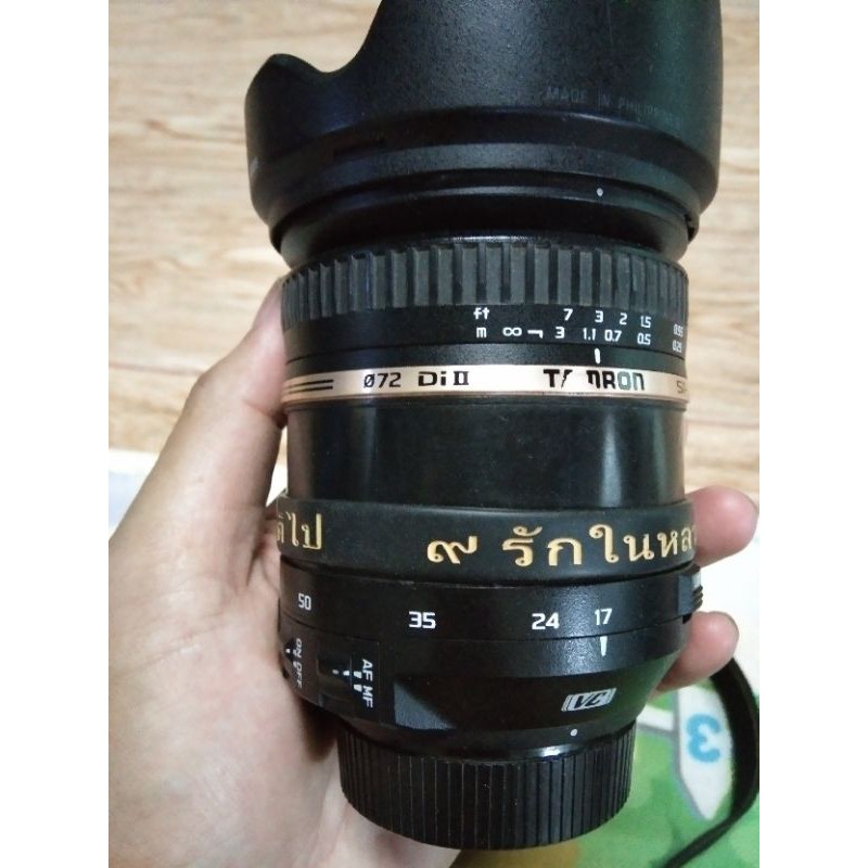 nikon D90 + เลนส์ 17-50 f2.8 tamron 8500 ต่อลองได้