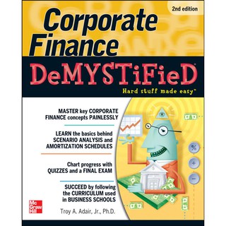 Corporate Finance Demystified (Demystified) (2nd) [Paperback] หนังสืออังกฤษมือ1(ใหม่)พร้อมส่ง