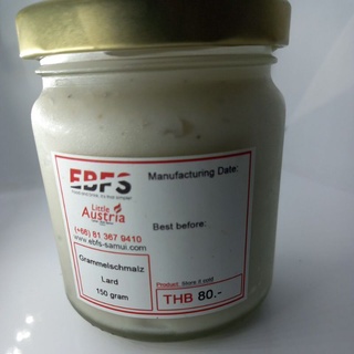 Griebenschmalz (Grammelschmalz) im 200 ml Glass