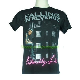 เสื้อวง Falling In Reverse เสื้อไซส์ยุโรป ฟอลลิ่ง อิน รีเวิร์ส PTA1383 เสื้อยืดแฟชั่นวงดนตรี