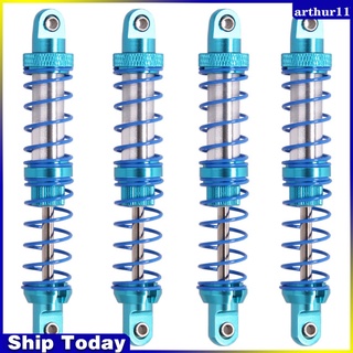 Wa โช๊คอัพโลหะ CNC 70-120 มม. ปรับได้ สําหรับรถไต่หินบังคับ 1/10 Axial SCX10 TRX4 2 ชิ้นต่อชุด