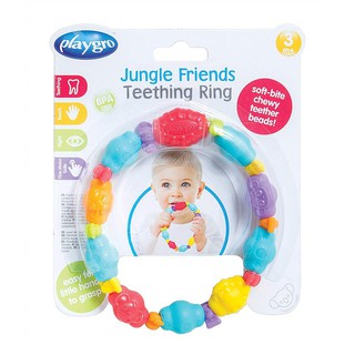 [ใช้ 2 โค้ดลดเพิ่ม] Playgro ยางกัด Jungle Friends Teething Ring