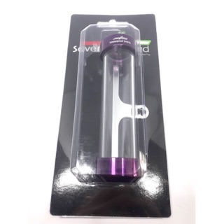 ที่ใส่ป้ายวงกลม แบบแคปซูล (ตัวใหญ่เรียบ) สีม่วง Put the pie plate purple รหัสสินค้า C033276