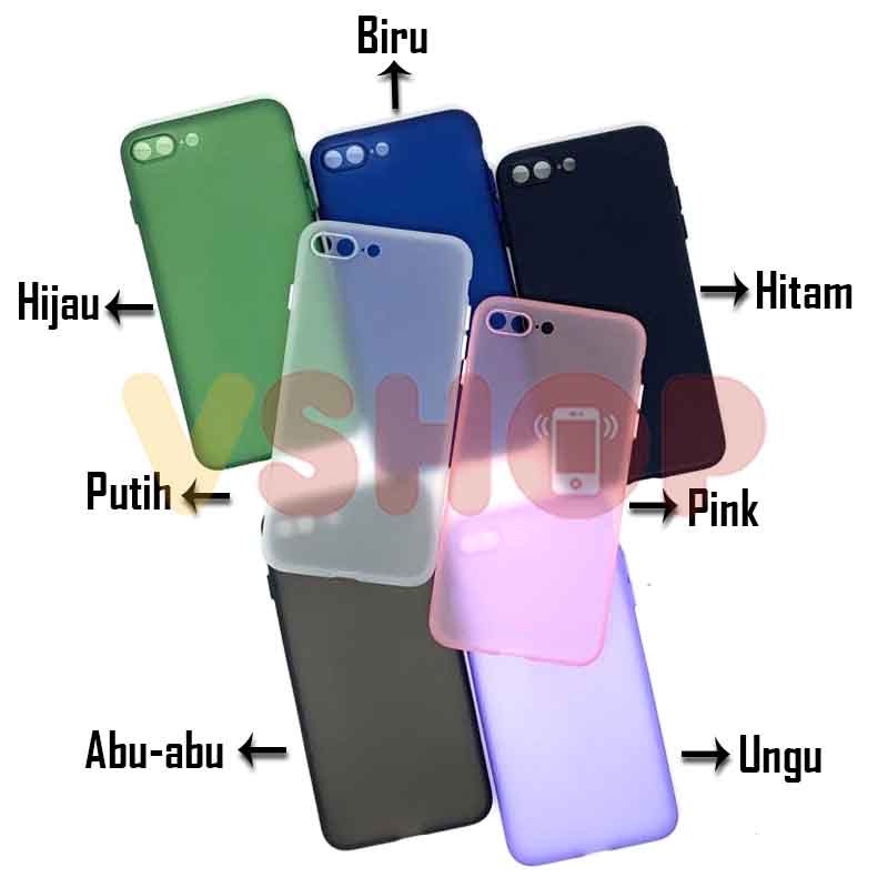 SLIM CASE IP 7 8 - 7+ 7 PLUS 8+ 8 PLUS ULTRA-THIN MATTE CASE