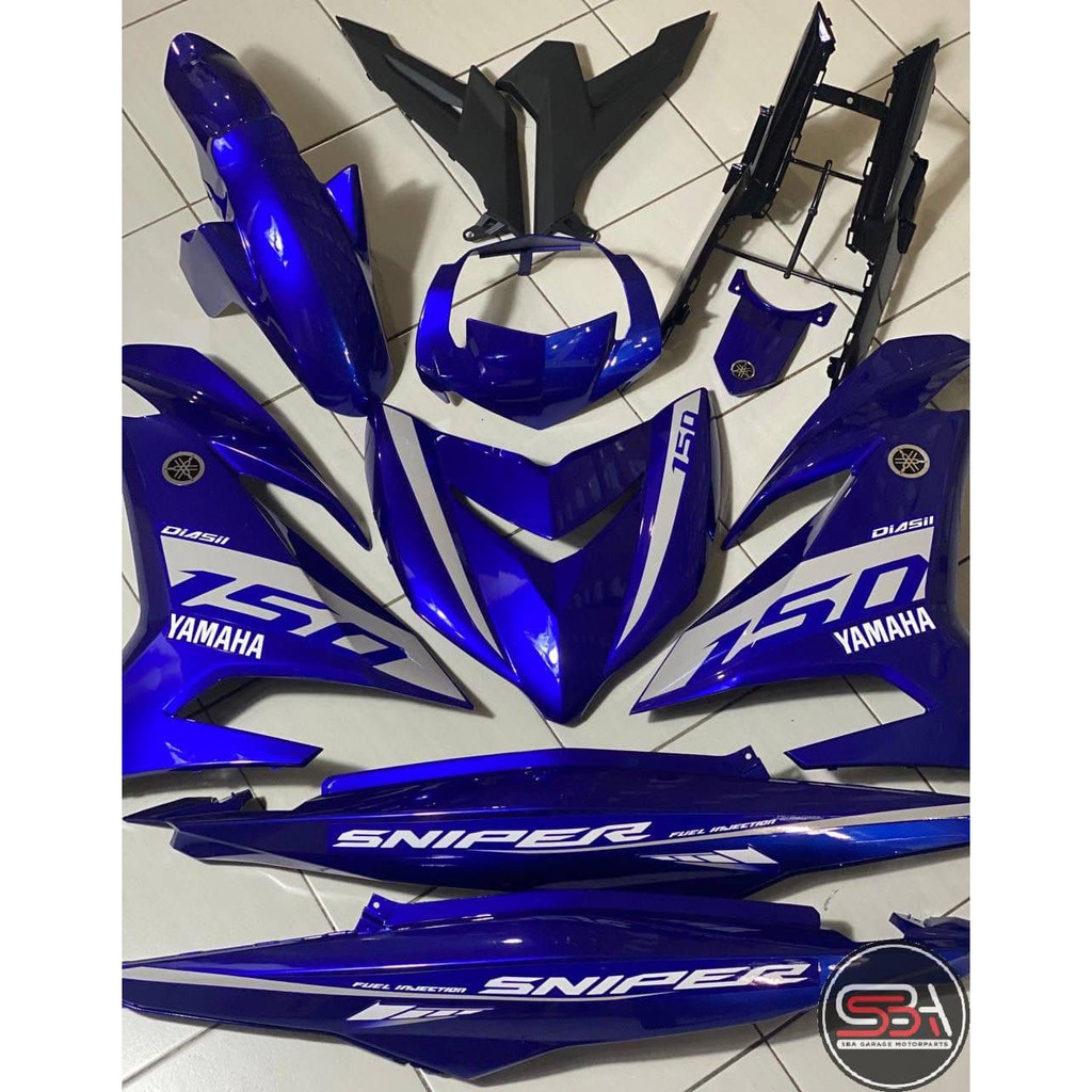 ชุดฝาครอบ Y15ZR SNIPER BLUE BIRU GP DPBMC COVERSET PREMIUM EDITION BODYSET Y15 YSUKU V1 V2 VELOZI S8
