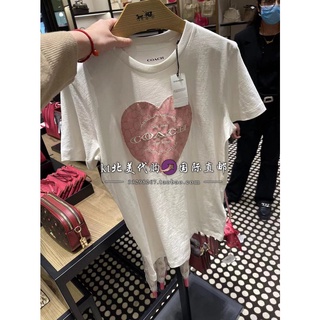 เสื้อยืดแขนสั้น พิมพ์ลาย Coach สําหรับผู้ชาย