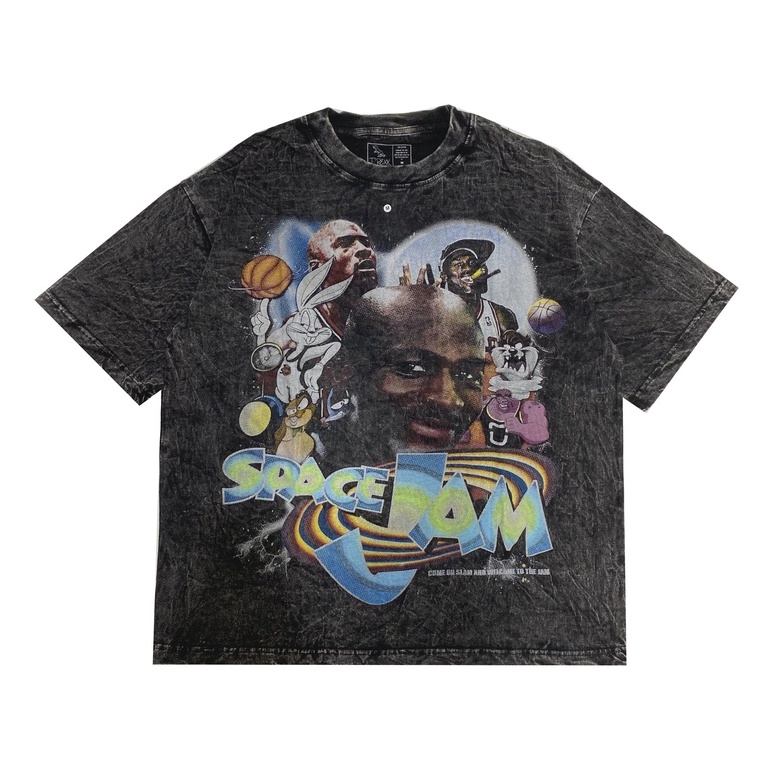 เสื้อยืด โอเวอร์ไซซ์ ลายอวกาศ แยม T-REX