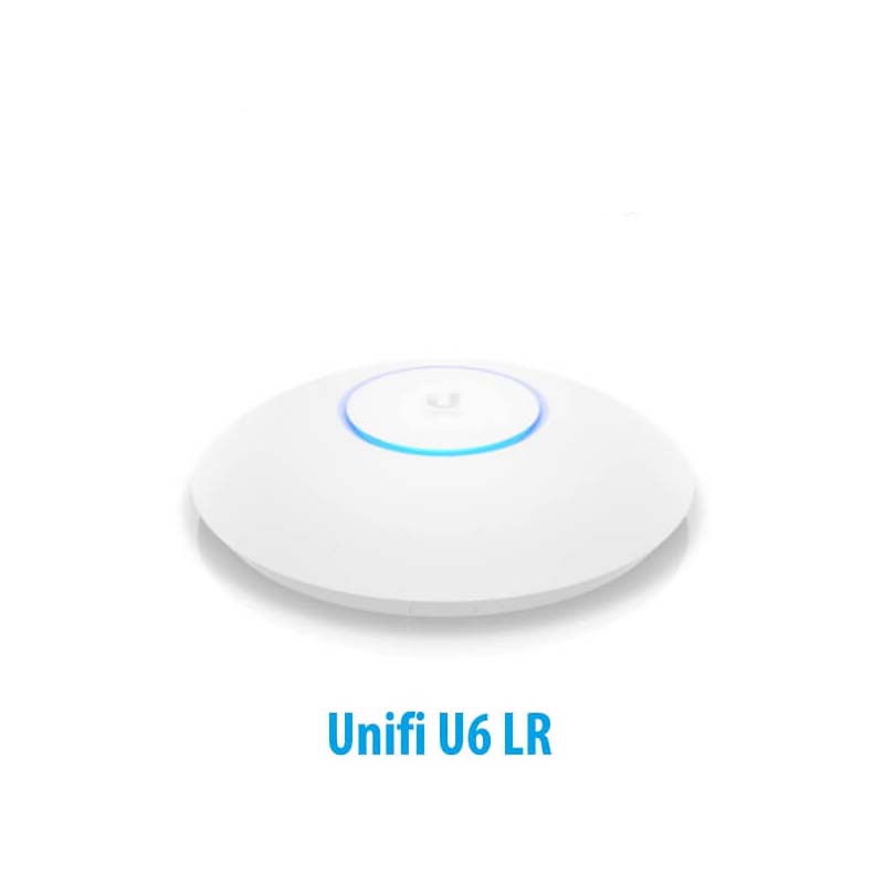Access Point UBIQUITI UniFi (U6-LR) Wireless AX3000 Dual Band Gigabit Wi Fi 6