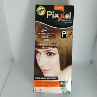 น้ำยาย้อมผมสีบลอนด์ ประกายเขียว เหลือบทอง P32 Golden Green Blonde