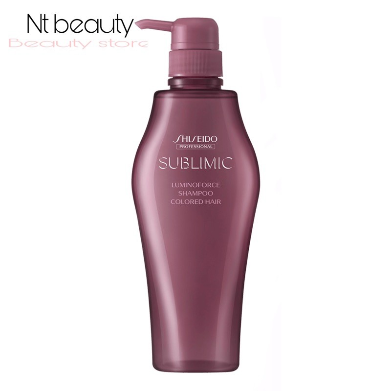 Shiseido sublimic Luminoforce Shampoo 500 ml แชมพูชิเชโด้ ชิเชโด้ แชมพู ผมทำสี แชมพูผมทำสี the hair care
