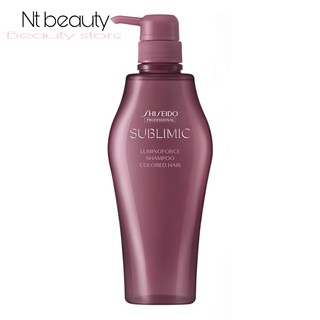 Shiseido sublimic Luminoforce Shampoo 500 ml แชมพูชิเชโด้ ชิเชโด้ แชมพู ผมทำสี แชมพูผมทำสี the hair care