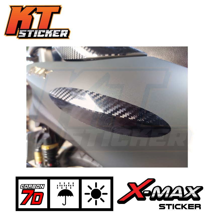 สติ๊กเกอร์กันรอย Xmax คาร์บอนลาย 6 มิติ