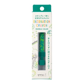MIDORI Decoration Crayon Yellow-Green x Green (D38106006) / …