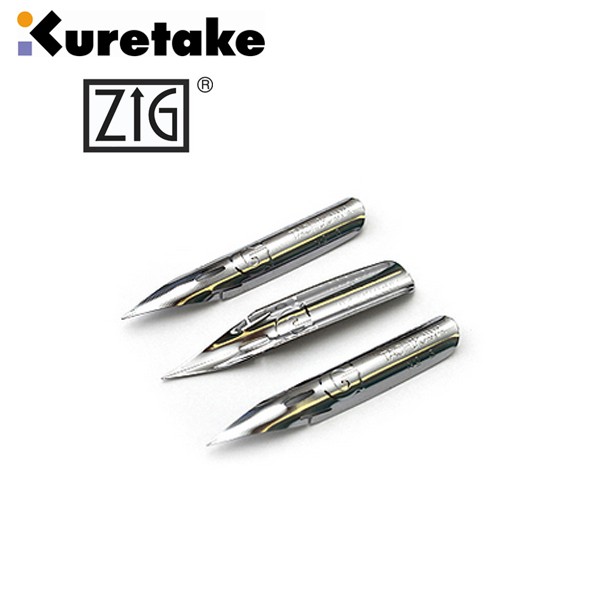 Kuretake Pen Nib Set (G-Pen/ Maru Pen/ School Pen/ เสิร์ฟปากกา)