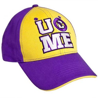 John Cena WWE หมวก สีม่วง พร้อมส่ง จัดส่ง2-3วัน Purple Gold U Cant See Me