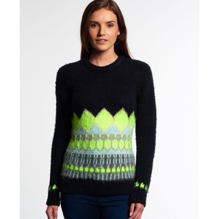 SUPERDRY OMBRE BRUSHED FAIRISLE KNIT - เสื้อสเวตเตอร์ สำหรับผู้หญิง