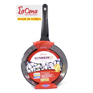 La  Cena กระทะเทฟล่อน/กะทะเทฟล่อน เคลือบหินอ่อน 24cm. Non-Stick รุ่น LAM2-F24IH