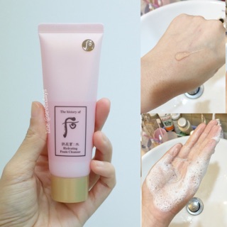 🔥SALE🔥โฟมล้างหน้า The History Of Whoo Soo Hydrating Foam Cleanser ขนาด 40ml. ของแท้ ฉลากไทย