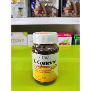 Vistra L Cysteine Plus Biotin 30 เม็ด มีสารอาหารเพื่อสุขภาพผมและเล็บที่ครบถ้วน