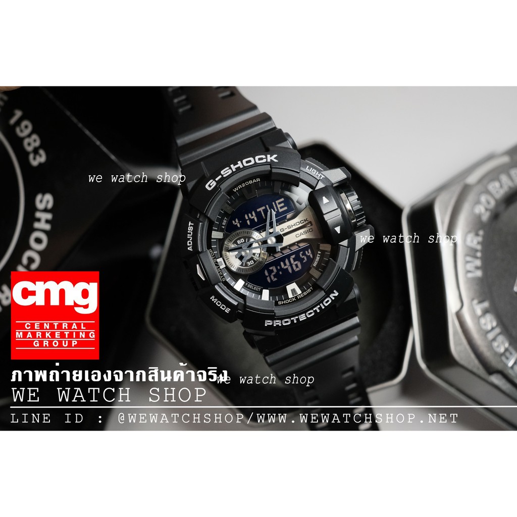 G-SHOCK ของเเท้  รุ่น GA-400GB-1ADR สีดำ    พร้อมส่ง
