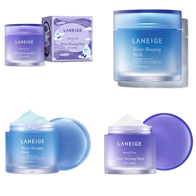 LANEIGE WATER SLEEPING MASK LAVENDER และ SLEEPING MASK สูตรดั้งเดิม