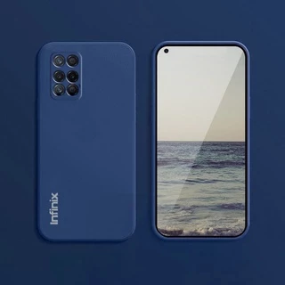[คลังสินค้าพร้อม] [คลังสินค้าพร้อม] Candy TPU Murah Casing infinix Note 10 Pro/infinix Note 8/infinix Note 10 Case Square Soft Silicagel Cover