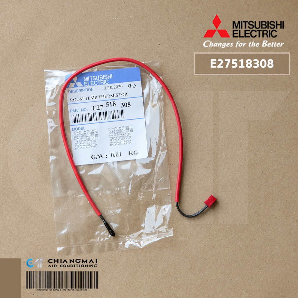 E27518308 เซ็นเซอร์แอร์ Mitsubishi Electric เซ็นเซอร์แอร์มิตซูบิชิ เซ็นเซอร์อุณหภูมิ อะไหล่แอร์ ของแท้ศูนย์