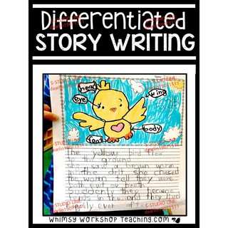 Differentiated Story Writing Templates Set 1 (from Full Year Writing Bundle)การเรียนการเขียนภาษาอังกฤษ-อเมริกา