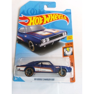 รถเหล็ก Hotwheels 69 DODGE CHARGER 500 (ib34)