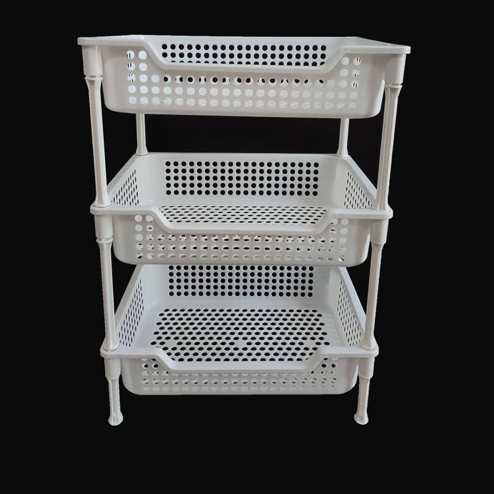 ชั้นวางของอเนกประสงค์ 3 ชั้น  สีขาว No.10301