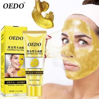 (พร้อมส่ง) OEDO มาร์คหน้ารักษาสิว มาร์ครักษาสิวหัวดำ มาร์คหน้าลอกสิวเสี้ยน Gold Remove Blackhead Mask