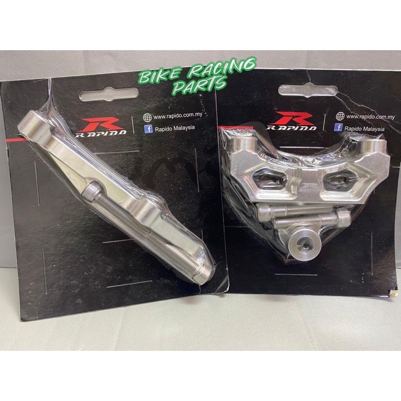RAPIDO RS150 V1 V2 CALIPER BRACKET 100MM 4POT BRE MBO M3/ M4/ GP4 ( ด้านหน้าและด้านหลัง)
