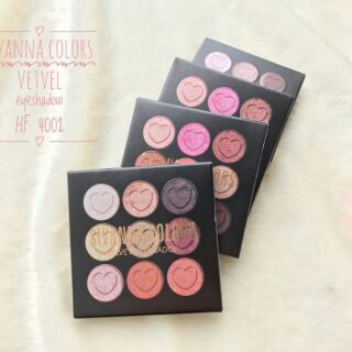 Sivanna Colors Velvet Eyeshadow  HF4002 พาเลทแต่งตา ของแท้💯%