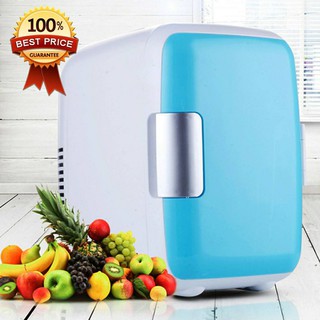 ตู้เย็นมินิ ตู้เย็นเล็กแบบพกพา Mini-Refrigerator 4L พกพาสะดวก ใช้ได้ในรถยนต์ ขนาด 4 ลิตร