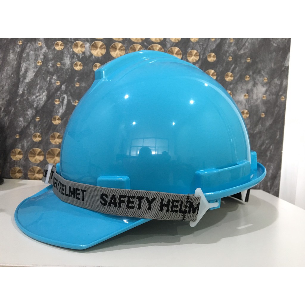 หมวกเซฟตี้ M-Max วัสดุ ABS ปุ่มแบบปรับหมุน พร้อมสายรัดคาง มาตรฐาร มอก.