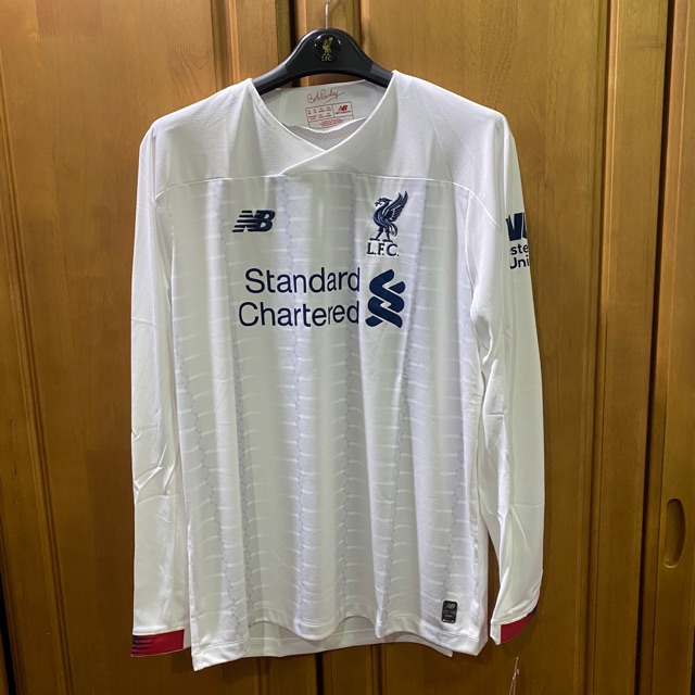 [ของแท้] เสื้อลิเวอร์พูลพรีเมียร์ลีก แขนยาว Liverpool  Away KIT 2019/20 Size XL Us มือหนึ่ง ของแท้ ป