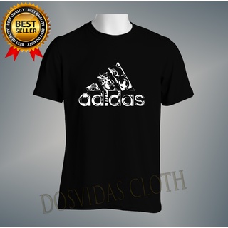 คอลูกเรือนําเข้า คุณภาพ!!! Adidas เสื้อยืด ของแท้ แนวสปอร์ตS-5XL