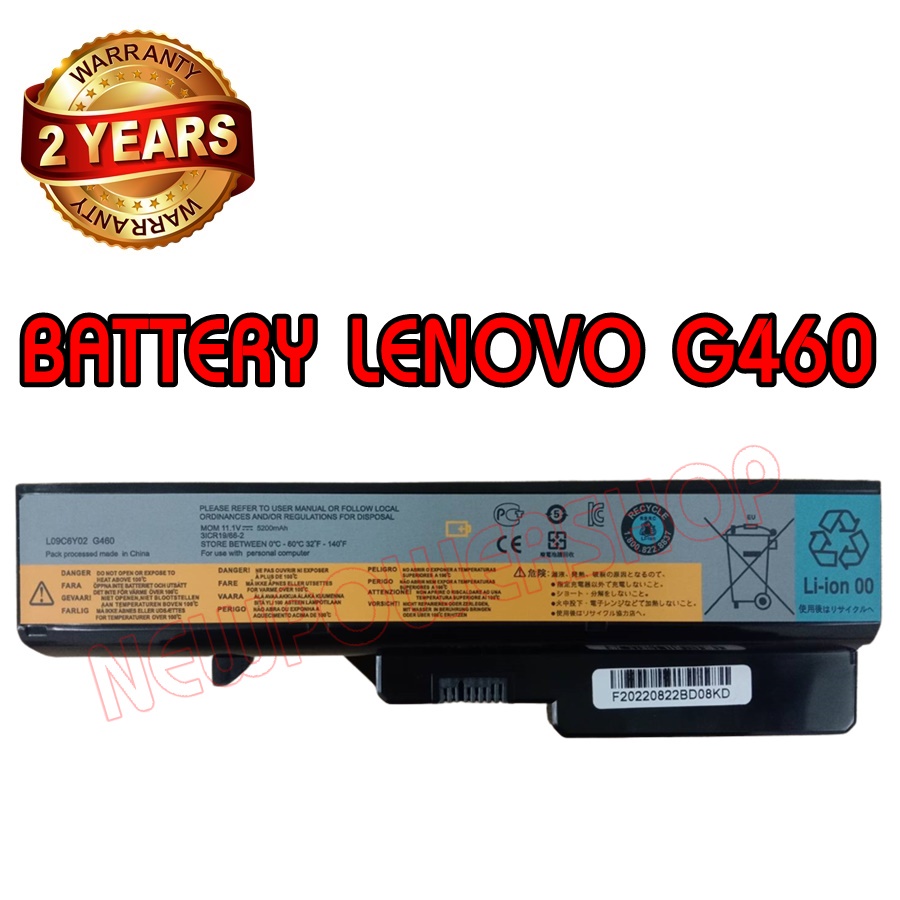 รับประกัน 2 ปี BATTERY LENOVO G460 แบตเตอรี่ เลอโนโว IdeaPad G470 Series
