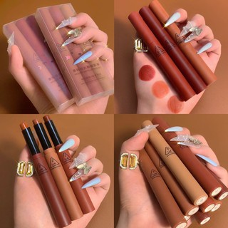 🎟พร้อมส่ง🎟Set Lipstick ลิปสติก กันน้ำ 3แท่ง