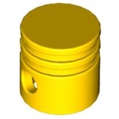 Lego Technic part (ชิ้นส่วนเลโก้) No.2851 Engine Piston Round