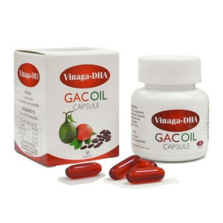 (ใหม่)น้ำมันฟักข้าวสูตรเข้มข้น Gac Oil 30 แคปซูล (กระปุกขาว) จากเวียดนาม