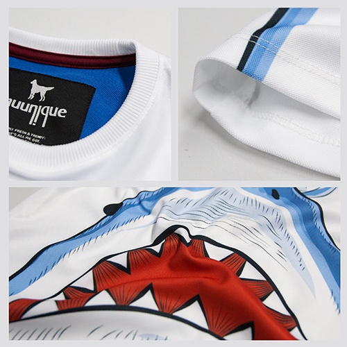 MUUNIQUE طقم أطفال تيشيرت وبنطلون Big Shark — صورة 4