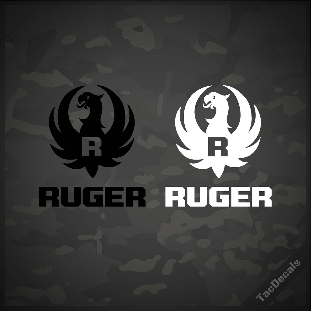 สติกเกอร์ปืน Ruger สติกเกอร์ติดรถยนต์ กล่องปืน