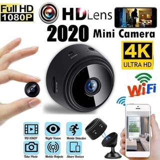 (พร้อมส่ง) กล้องมุมมองไร้สาย A9 Mini 4K full HD 1080P 150 องศา