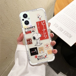 2022 เคสโทรศัพท์ OPPO Reno 8 Z 5G Reno8 Pro Reno7Z Reno 7 Pro Reno7 5G Thai Version เคสโทรศัพท์มือถือแบบนิ่มใสกันกระแทกลายการ์ตูนสนูปปี้น่ารักสําหรับเคส Oppo Reno8Z Reno8Pro