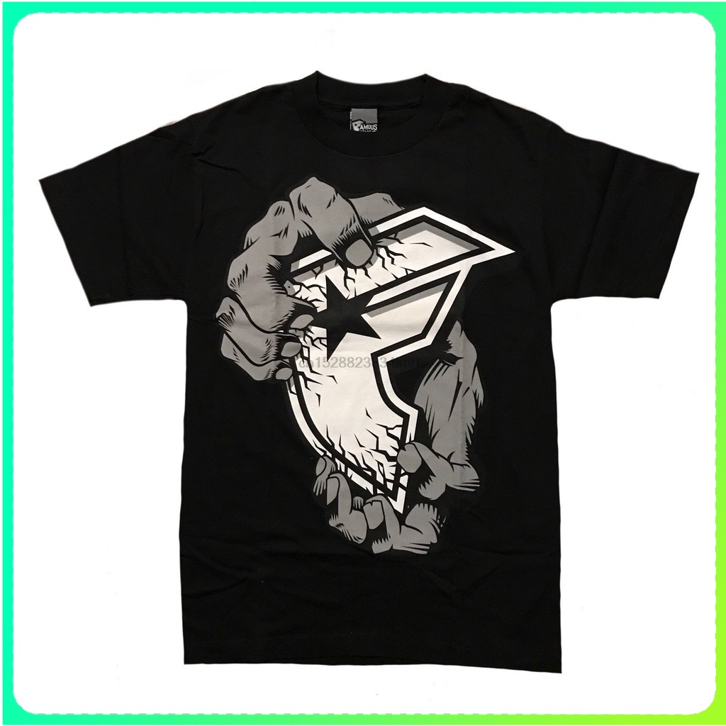 Famous Stars Straps Hand Crusher Boh Black T Shirt Cool Casual Pride T Shirt Men Unisex