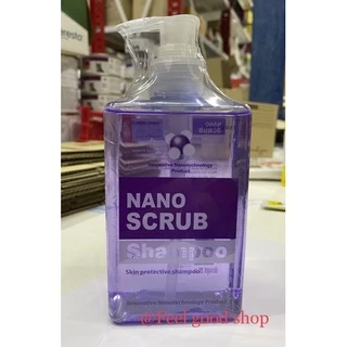 Nano scrub (280ml) แชมพูนาโนสครับ แชมพูดีท็อกซ์ ขจัดเชื้อโรค สำหรับผิวหนังแพ้ง่าย (หมดอายุ 09/2027)