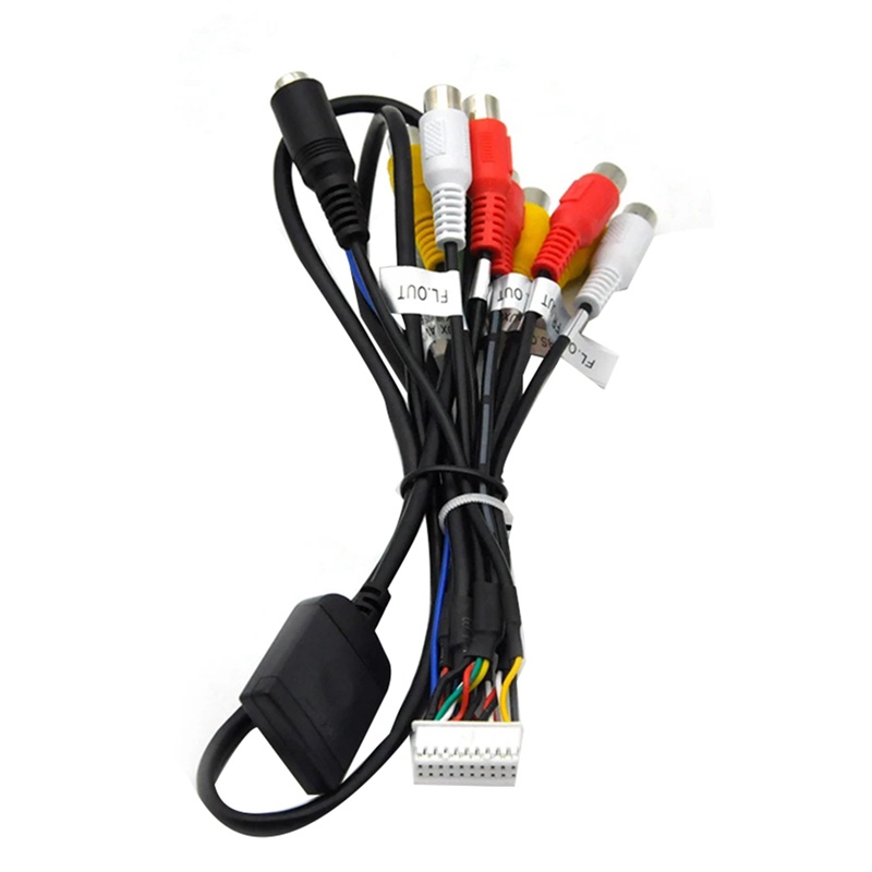 ⭐อะแดปเตอร์สายสัญญาณวิทยุสเตอริโอ RCA ซับวูฟเฟอร์ Aux-in 3.5 มม. ตัวเมีย 20Pins สําหรับรถยนต์ ราคา ถูกที่สุด ดีลบีเคเค แกลเลอรีภาพที่ 5