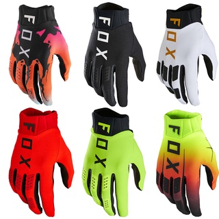 Fox FLEXAIR ถุงมือแข่งรถ 6 สี MTB ถุงมือขี่วิบาก